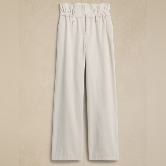 NWT Banana Republic Evie Wide Leg Paperbag Pant Size 12. (580446) - Picture 3 of 9